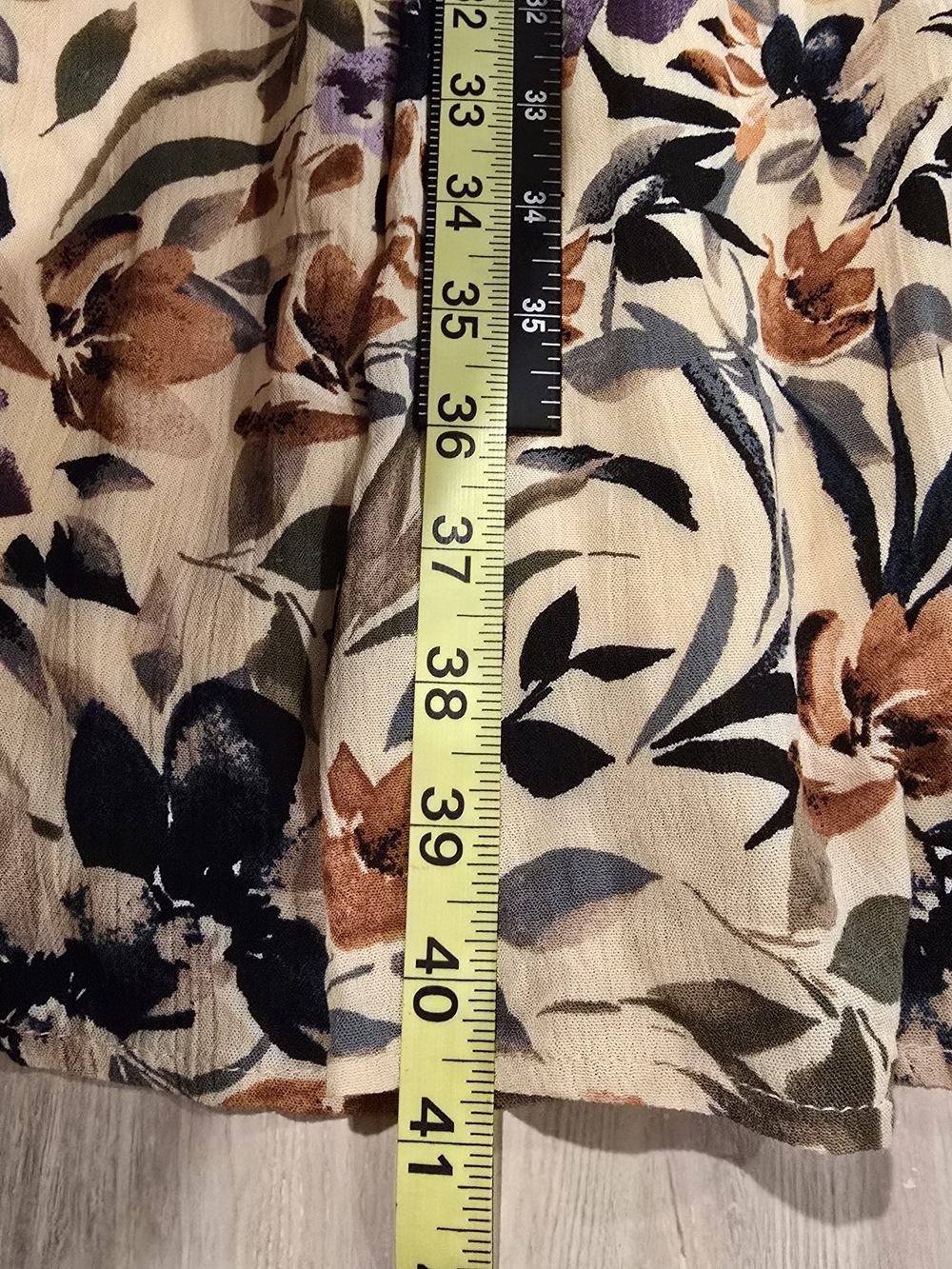 Torrid Size 2X (18-20) Sand Floral Gauze Lace-Up Skater Boho Dress NWOT! - Picture 11 of 11